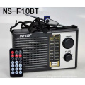 NNS F10BT Wireless Speaker Radio Fm Am Retro Tf Card Receiver Emergency Home Portable Radio